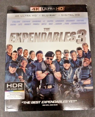 The Expendables 3 Blu-ray DVD 2014 Sylvester Stallone Mel Gibson Harrison Ford - Image 1 of 4