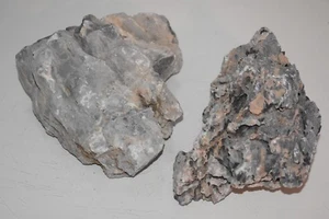 Natural Aquarium Grey Pillar Rocks 2 Pieces Suitable for All Aquariums GPR10B - Picture 1 of 3