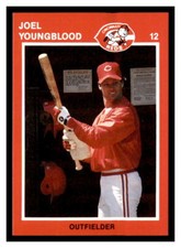 1989 Kahn's Cincinnati Reds #NNO Joel Youngblood Cincinnati Reds ~A8U