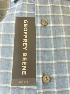 NWT Dress Shirt Big & tall wedding work Non-Iron Wrinkle free Geoffrey beene - Picture 1 of 4