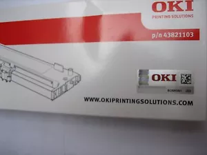 OKI Original Color Band 43821103 OKI ML-5100FB Ribbon Blk 2Mio Signs Black Nylon - Picture 1 of 12
