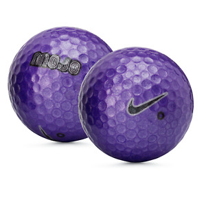 1 count - Nike Karma Mojo Used Golf Ball (4A) AAAA Purple Red Orange OR Silver