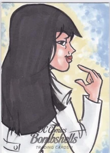 2018 Cryptozoic DC Bombshells 2 Sketchkarte unbekannt von Phil Juliano - Bild 1 von 2