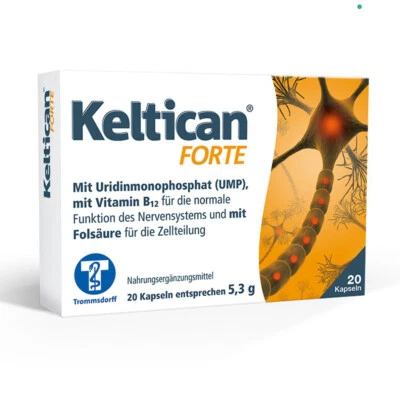 TROMMSDORF KELTICAN forte Kapseln 20 Stück Uridinmonophosphat B Vitamine PZN 01712257
