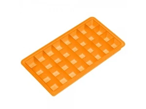 Lurch Eiswürfelbereiter Würfel 2x2cm mango Platin Silikon für 32 Eiswürfel - Bild 1 von 1