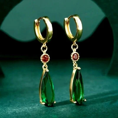 Howl's Moving Castle Earrings gold plated 18k, Huggie Hoop Howls Earrings, Anime - Image 1 of 4