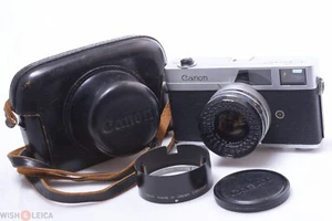 ✅ CANON CANONET 35MM RANGE FINDER CAMERA 1ST MODEL SE 45MM 1.9 LENS W/ COMPLETE - Picture 1 of 6