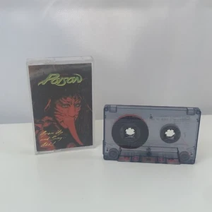 Vintage Cassette Tape POISON Open Up and Say..Ahh! Banned Art Work Cover Tongue - Picture 1 of 6