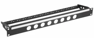 PENN ELCOM - 19" Rack Panel Punched for 8 D Series Connectors - 1U - Afbeelding 1 van 1