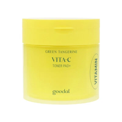 Goodal Green Tangerine Vita C Toner Pad 70 folhas 140ml K-beleza vitamina C úmida - Imagem 1 de 4