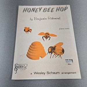 Honey Bee Hop by Benjamin Richmond 1959 Vintage Sheet Music Piano Solo Schaum - Picture 1 of 4