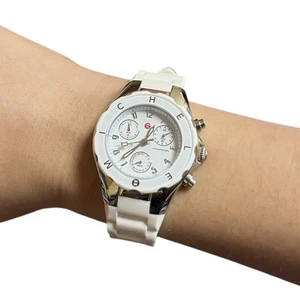 Orologio Michele Donna Tahitian Jelly Bean Quadrante Bianco - Foto 1 di 4