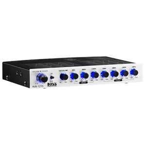Ecualizador de audio para automóvil de 7 bandas AVA1210 con conexiones de preamplificador chapadas en oro - Imagen 1 de 13