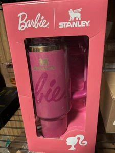 Bicchiere Stanley x Barbie Edition Icon 40 oz H2.0 Quencher rosa - nuovo con scatola - Foto 1 di 5