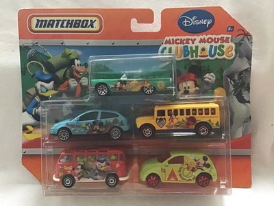 MATCHBOX US ISSUE 5 PACK GIFT SET - DISNEY MICKEY MOUSE CLUBHOUSE - UNOPENED - Image 1 of 2