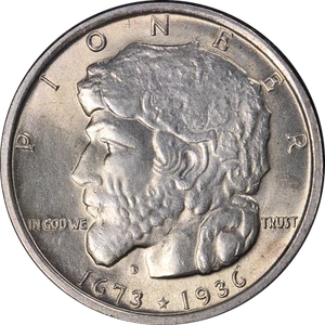 1936 Elgin Commem Half Dollar Choice BU Nice Eye Appeal Nice Strike - Picture 1 of 2