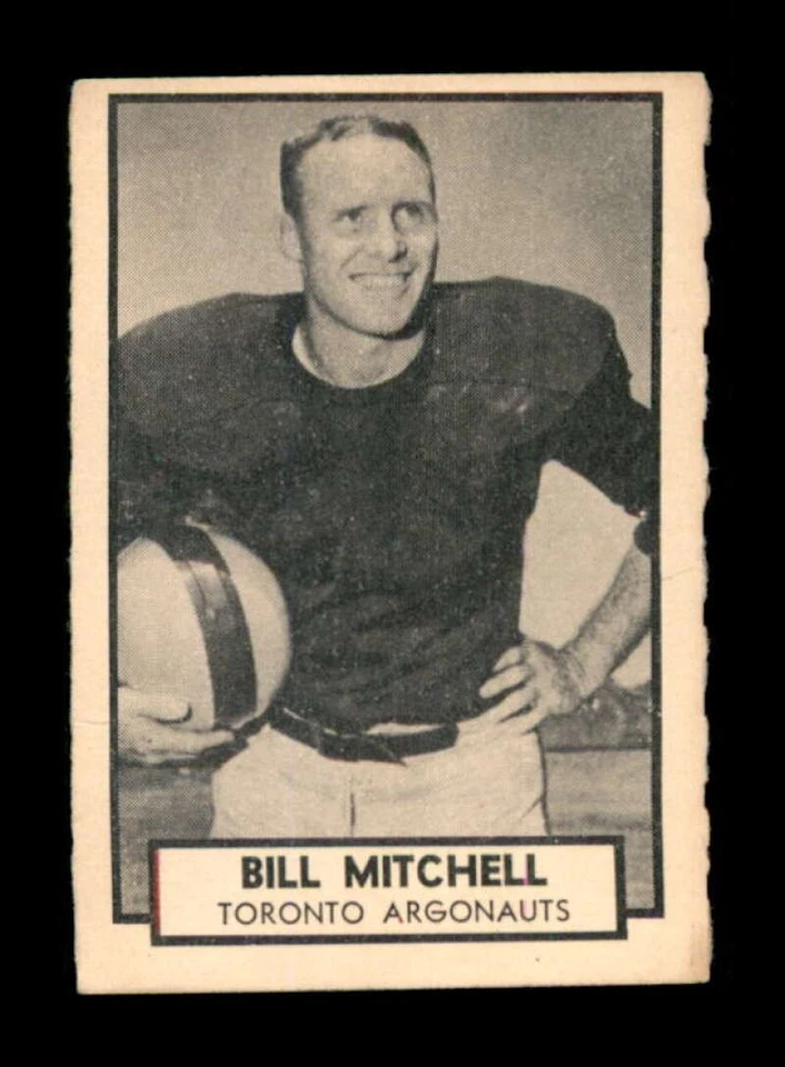 1962 Topps CFL #140 Bill Mitchell   VG/VGEX X3573163 - Image 1 of 3