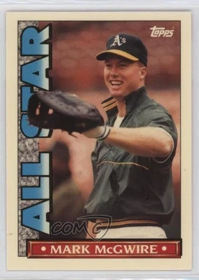 1990 Topps TV Glossy All-Star Set Mark McGwire #1 - Image 1 of 2