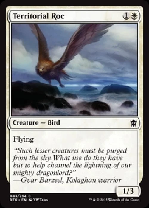 Territorial Roc -Foil Light Play MTG Dragons of Tarkir - Image 1 of 1