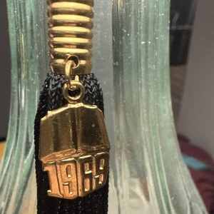 Vintage 1969 Abschlussquaste - schwarz - Bild 1 von 3