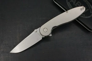 NEW American Blade Works Ti Model 1 V7 3.25” Magnacut 3D Milled Ceramic Bearings - Picture 1 of 12