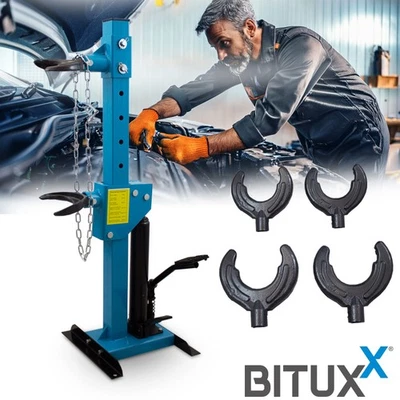 Federbein Feder Spanner Werkzeug Hydraulisch für Auto PKW 3000kg Blau Bituxx® - Bild 1 von 4