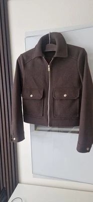 Jacke von ZARA Gr. S braun neuw. - Bild 1 von 3