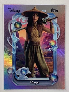 2025 Topps Disney Wonder Cartoon Princess Foil SP #163 Raya Last Dragon - Bild 1 von 2
