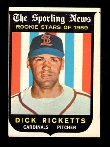 1959 TOPPS #137 DICK RICKETTS RC CARDINALS 3A - Picture 1 of 2