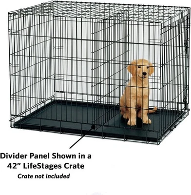 Dog Crate Divider Panel For 36 Inch Crates Adjustable Pet Training Tool - Image 1 of 4