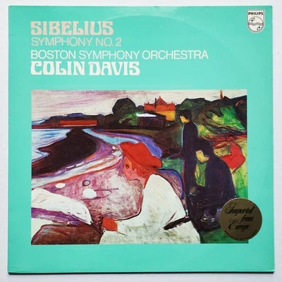 JEAN SIBELIUS • SYMPHONY NO. 2 - BOSTON SYMPHONY ORCHESTRA / COLIN DAVIS LP 1976 - Image 1 of 4