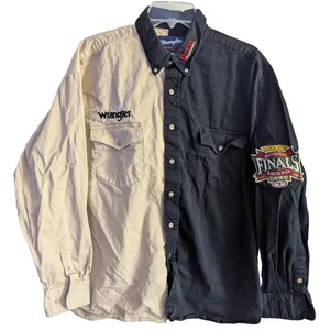 Wrangler National Finals Rodeo LV 2001 Langarmhemd mit Knöpfen Herren Größe XL - Bild 1 von 7