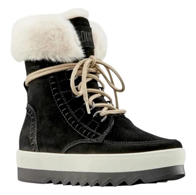 Cougar $170 Vanetta комфорта водонепроницаемый черный искусственного меха зимние снег ботинки новый 7, 8 - Изображение 1 из 4