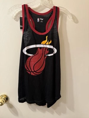 Camiseta sin mangas G-III NBA 4HER CARL BANKS Miami Heat para mujer talla pequeña Foto 1 de 4
