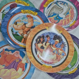 Vintage McDonalds 1997 Disney Hercules Sammelteller KOMPLETTSATZ 6!  - Bild 1 von 7