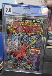 The Avengers #171 CGC 9.0 1978 - Ultron Jocasta - Jim Shooter & George Perez 👀 - Picture 1 of 3