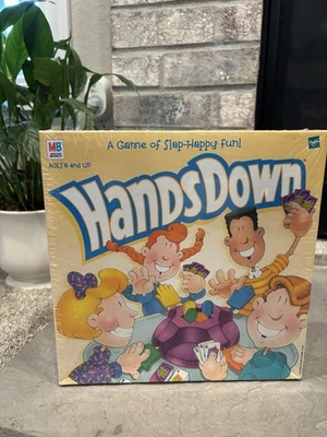 Vintage HANDS DOWN Board Game Milton Bradley 1999 SLAP-HAPPY Fun -NEW SEALED! - Image 1 of 4