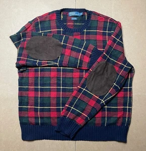 Suéter Polo Ralph Lauren Para Hombre 2XL Rojo Azul Marino Verde Algodón Cachemira - Imagen 1 de 7