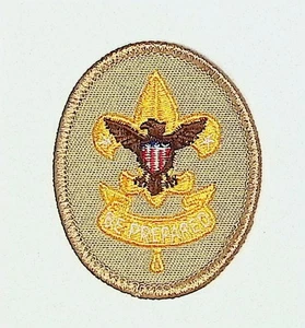 BSA First Class Scout Rank Patch Tan Modern Current Issue Mint Condition Clear - Picture 1 of 2