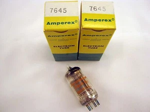Paar NOS Amperex 7645 Audio Radio Vakuumröhre Neu in OVP - Bild 1 von 1