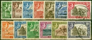 Aden 1939-45 Set of 13 SG16-27 Fine Used - Picture 1 of 1