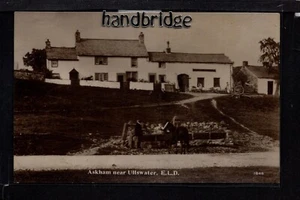 Askham, Dorfszene - bei Ullsewater - echte fotografische Postkarte - Bild 1 von 2
