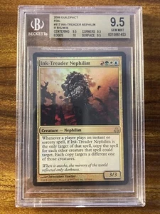 MTG✨INK-TREADER NEPHILIM FOIL✨Guildpact BGS 9.5 GEM MINT RARE Creature POP 2 ! - Picture 1 of 8