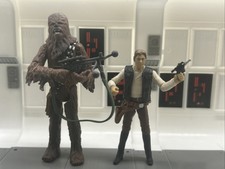 Star Wars Han Solo Chewbacca  Figure Battle Of Endor 30th Anniversary Collection