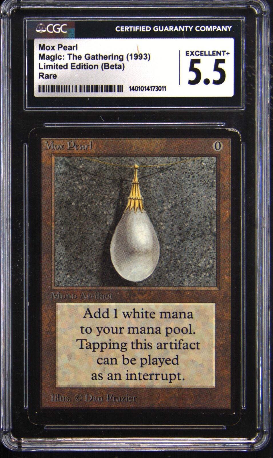 1993 Beta Mox Pearl Rare Magic: The Gathering Card CGC 5.5