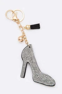 Crystal Heels Pillow Key Chain - Picture 1 of 2