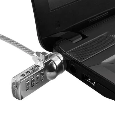 Anti Theft Computer Security Cable Chain Leash Lock Laptop Notebook PC Monitor - Image 1 of 4