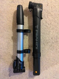 Topeak Peakini Master Blaster Bike Pump plus generic bike pump - Picture 1 of 2