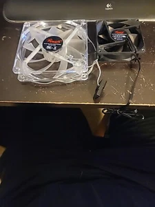2 Pack Rosewill Blue LED 80mm Computer Case Fan Model RFA80L-B - Picture 1 of 3