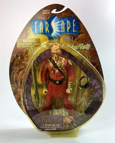 Ka D'Argo Vintage Farscape Series 1 Action Figure New 2000 ToyVault TV Show Cover
